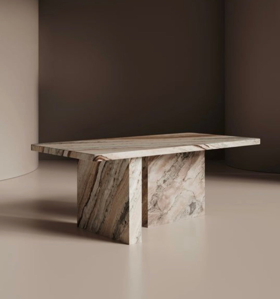 Marble luxe dinning table