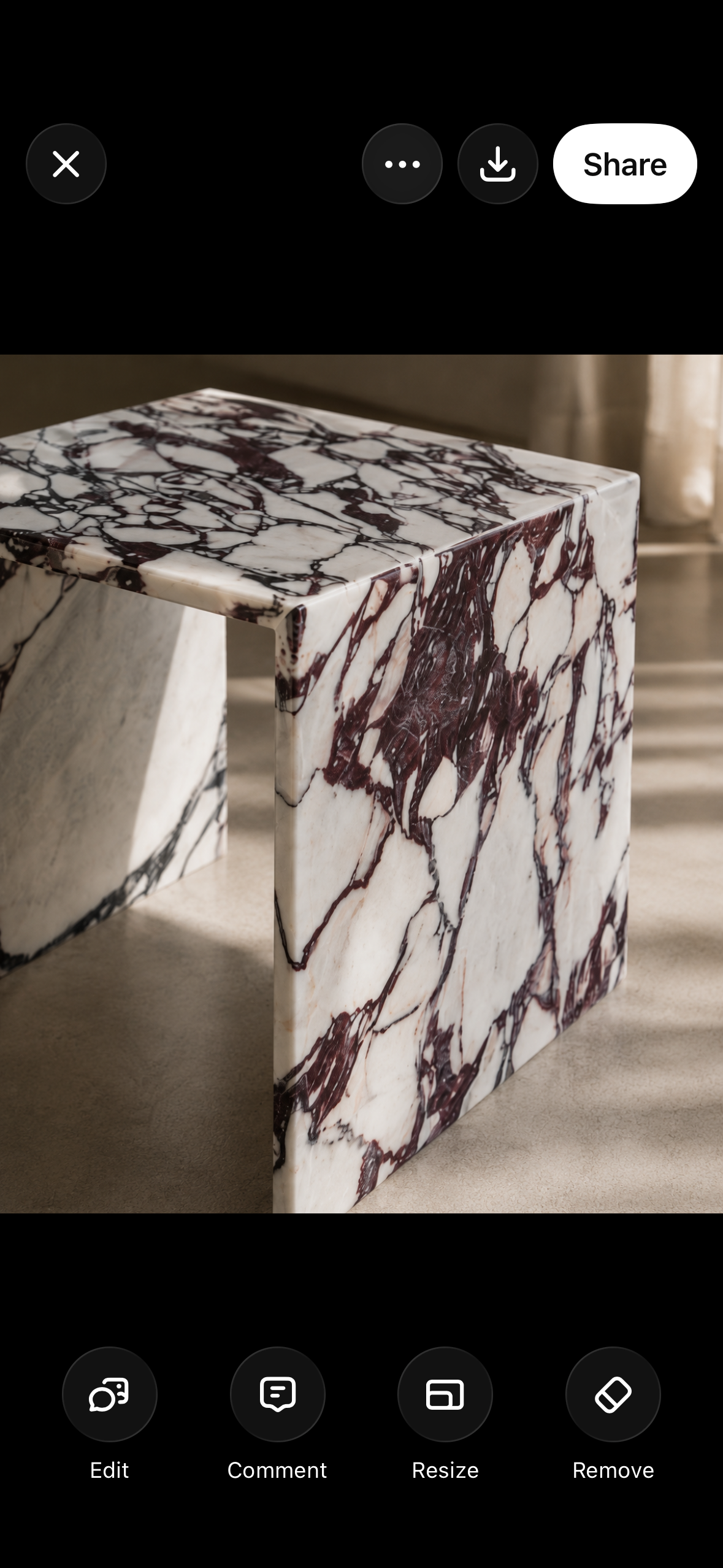 Archy viola side table