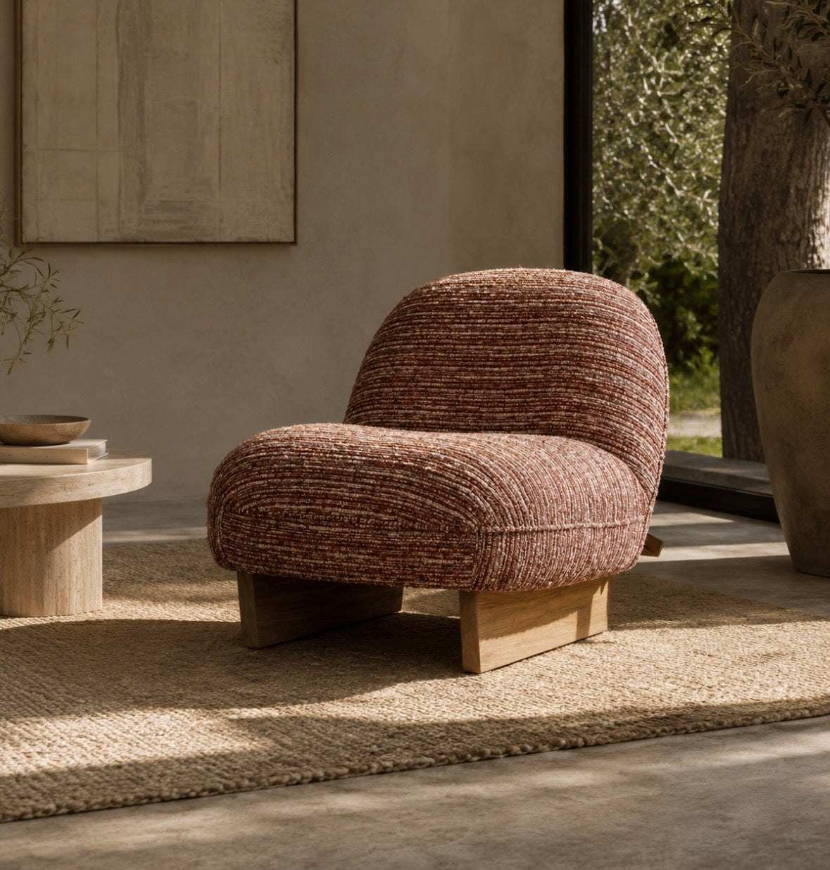 Waverley Boucle Linen Occasional Chair
