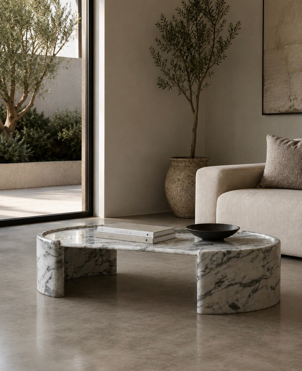 Defintie marble coffee table