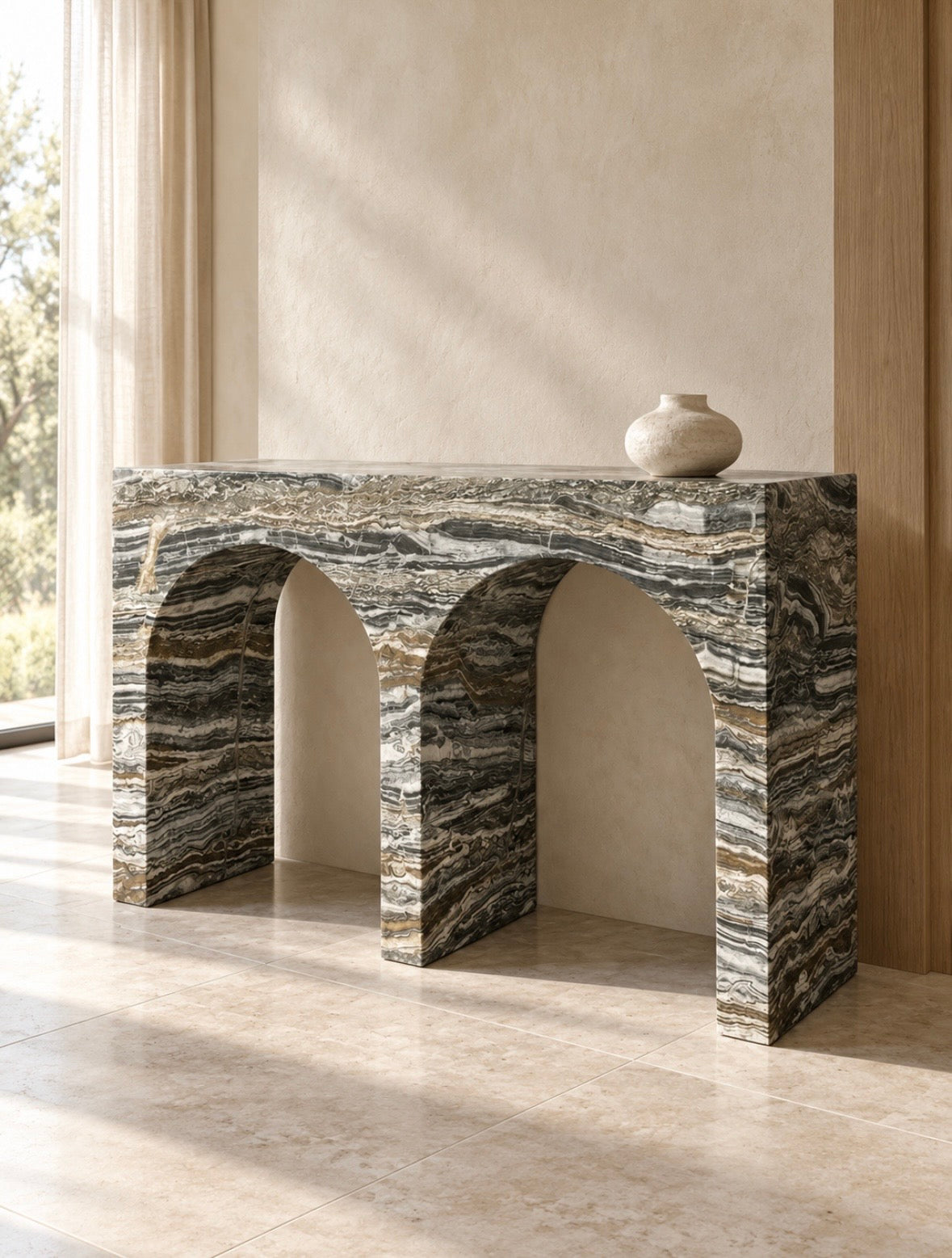 Arch console table