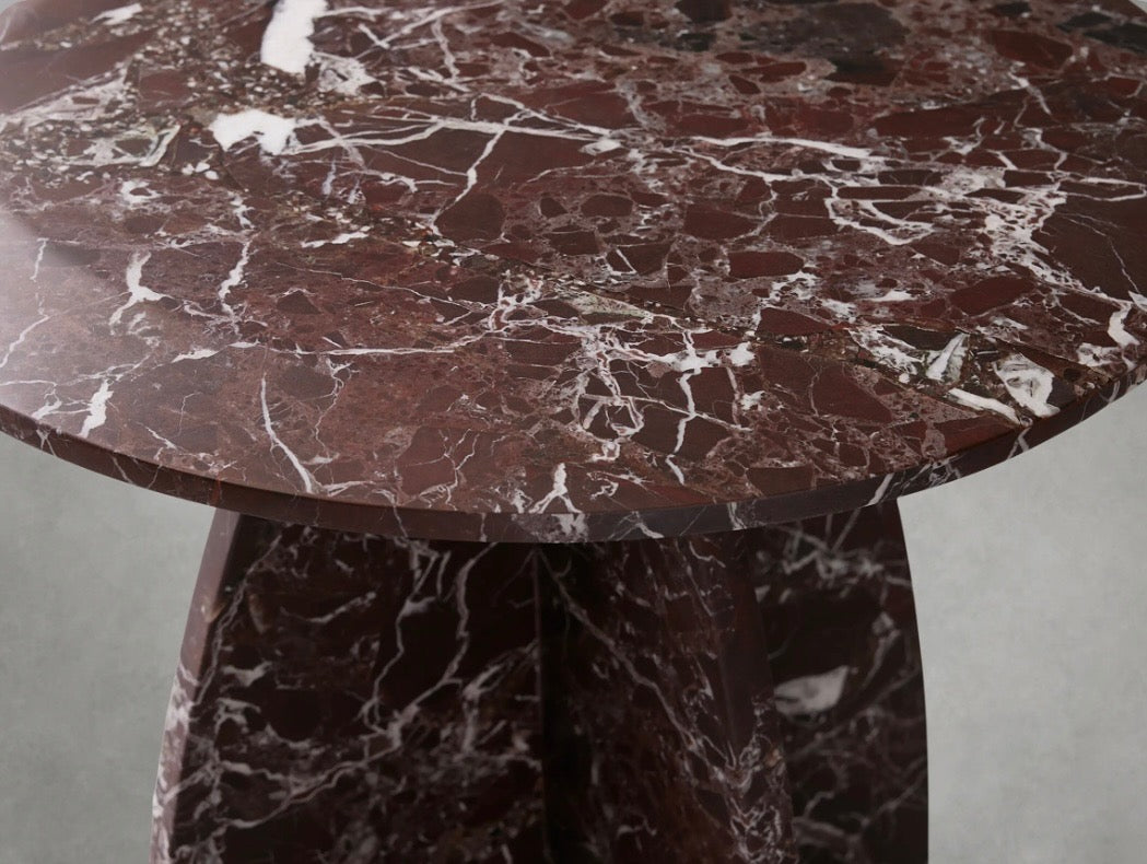 Chocolate levanto Marble side table