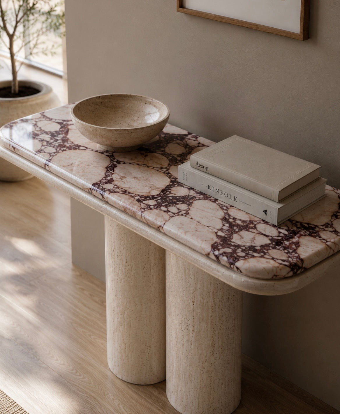 Idole console table