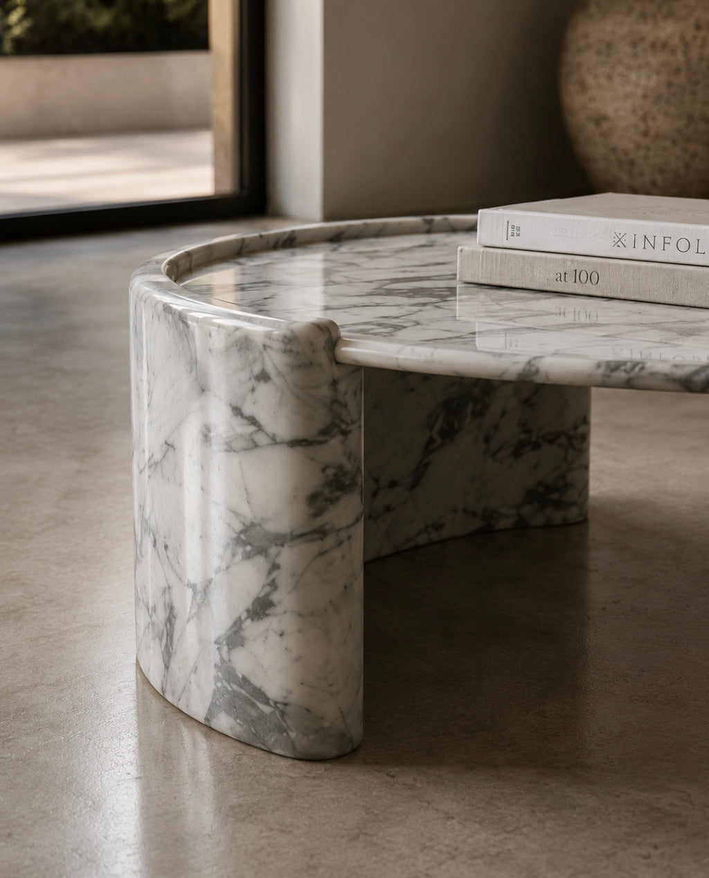Defintie marble coffee table