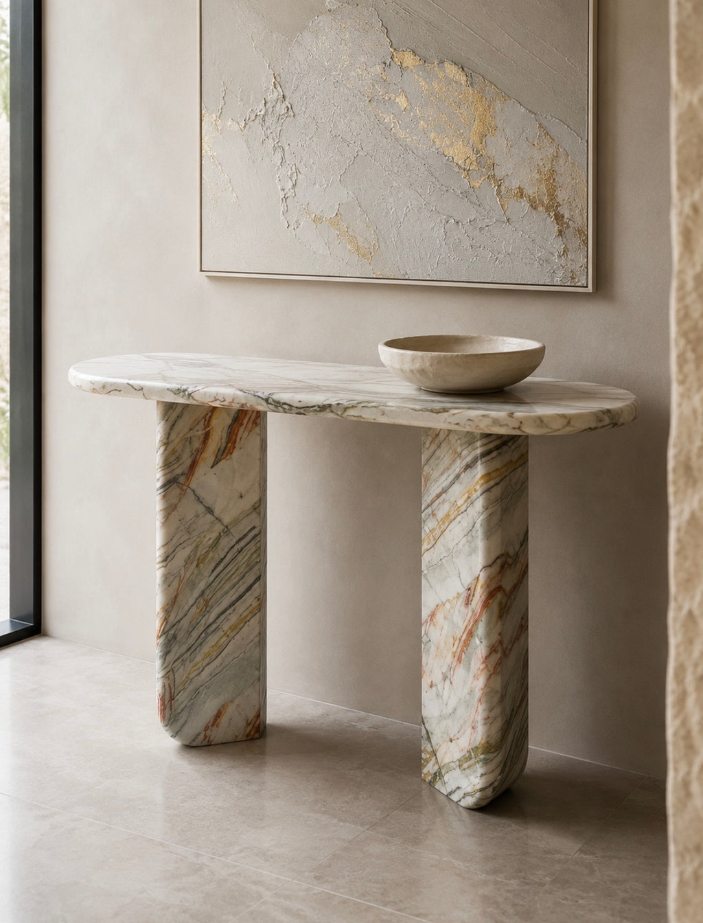 Habour onyx console table