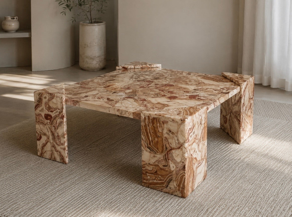 Cardi onyx coffee table