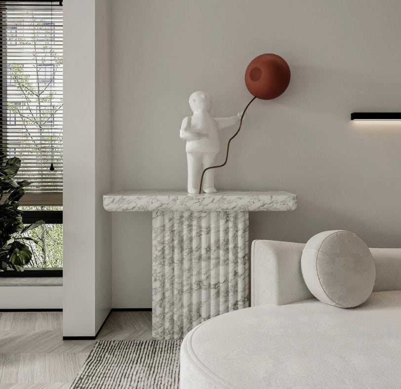 Marcel marble console table