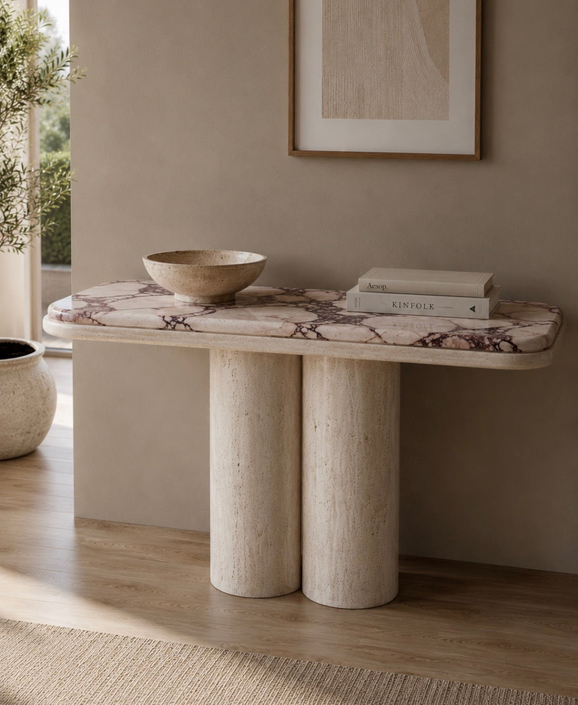 Idole console table