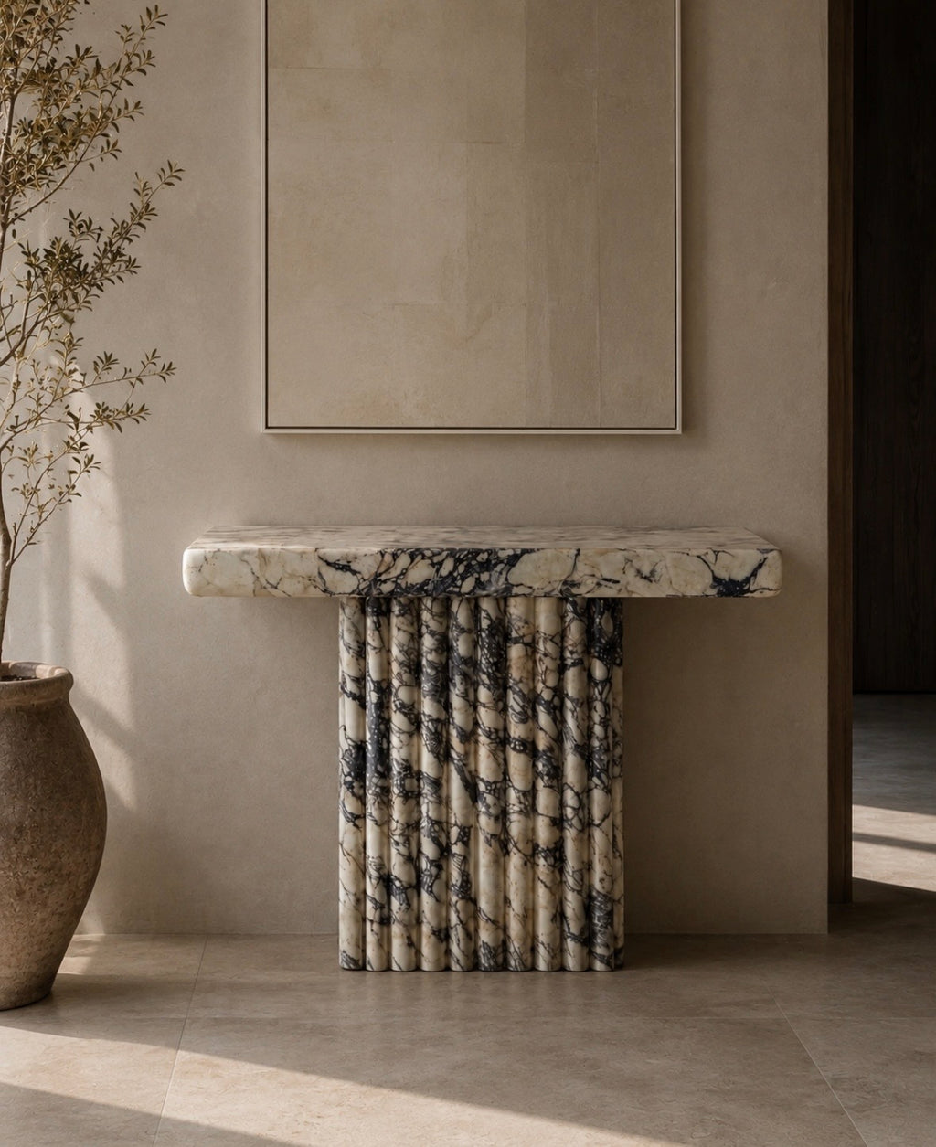 Salute marble console table