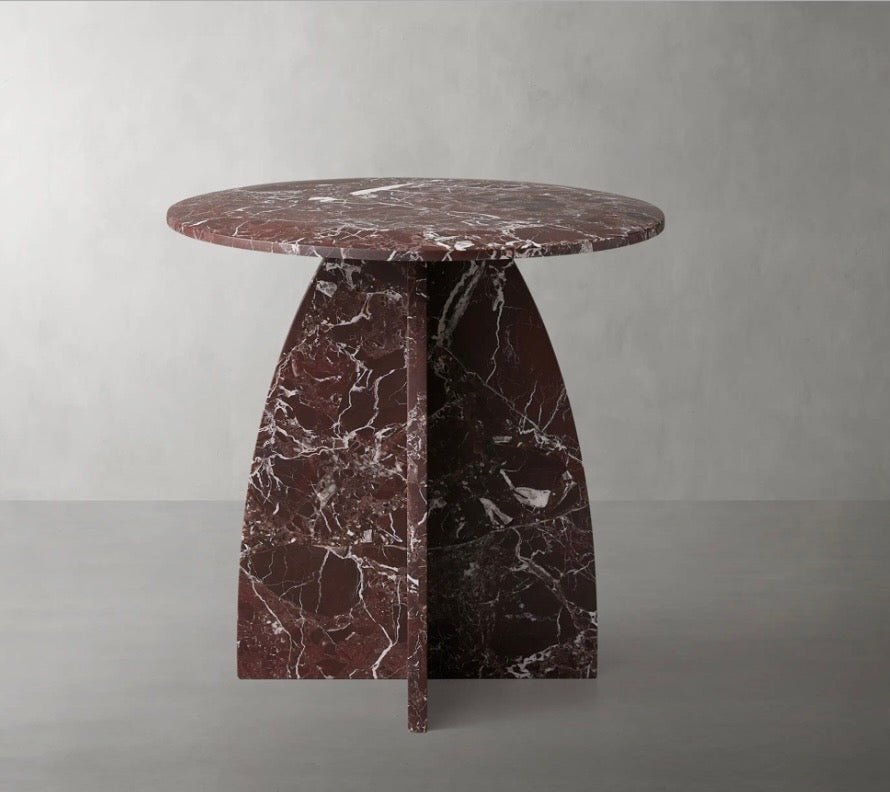 Chocolate levanto Marble side table