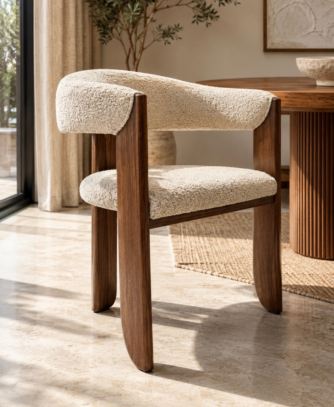 Vuiittone Wooden Curve Chair