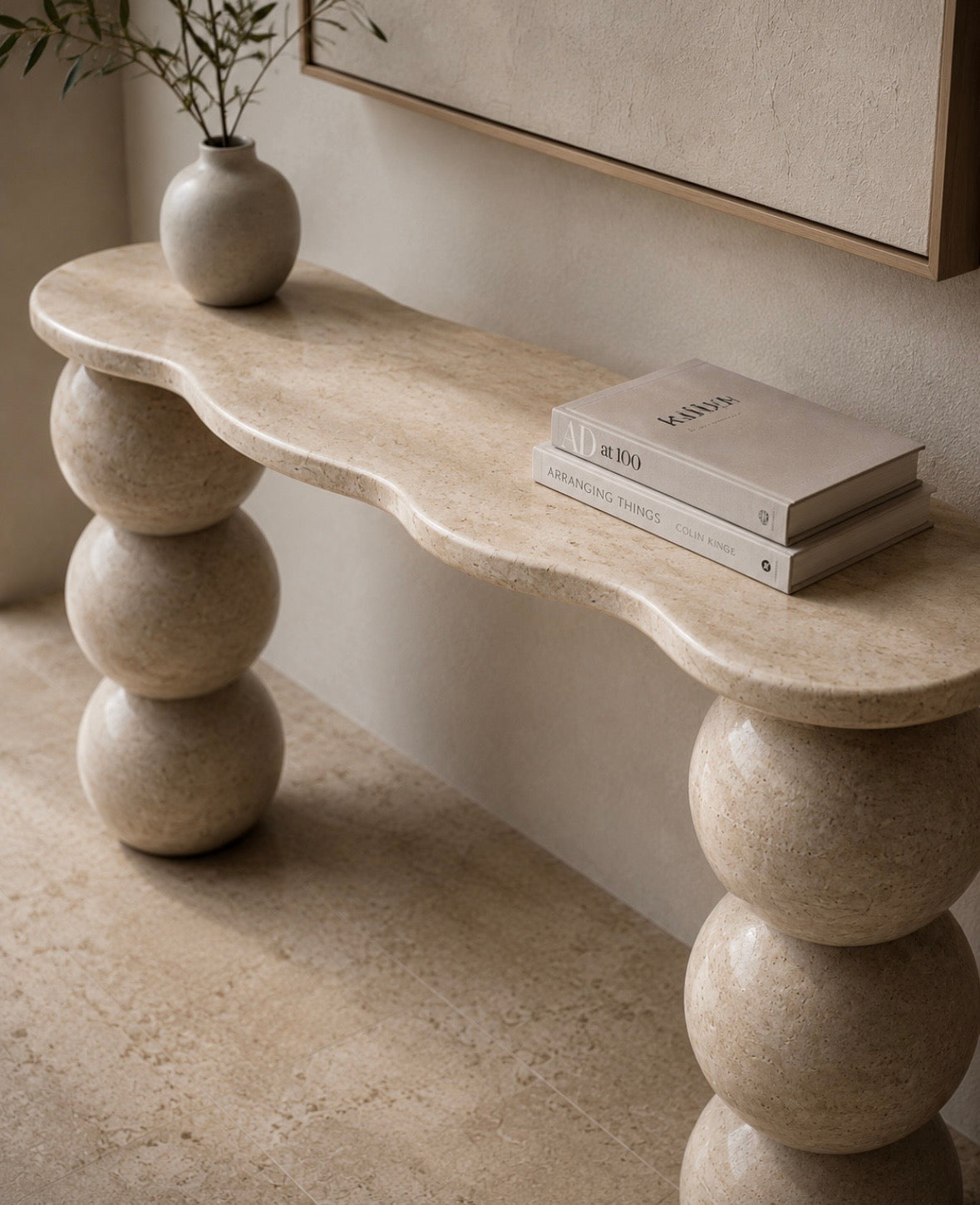 Sphere finish console table