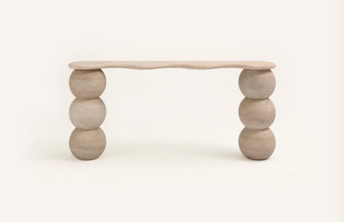 Sphere finish console table