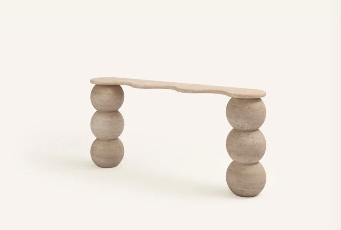 Sphere finish console table