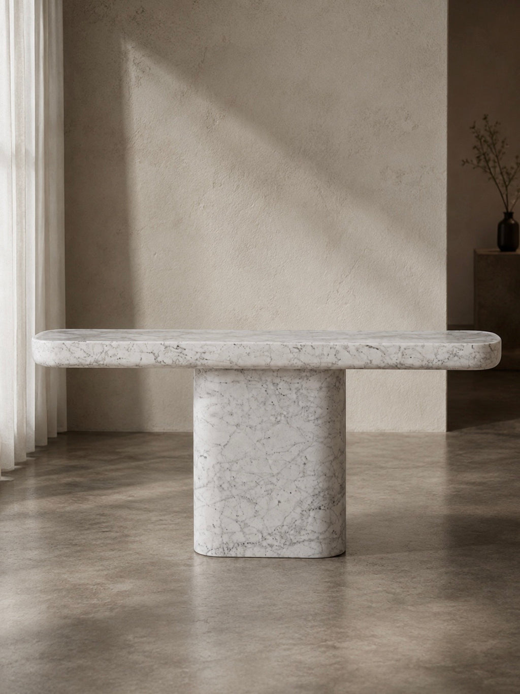 Deanae marble console table