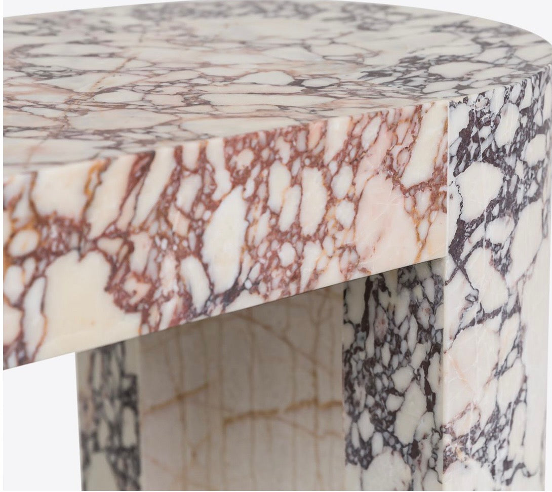 Calacatta Oval Console Table