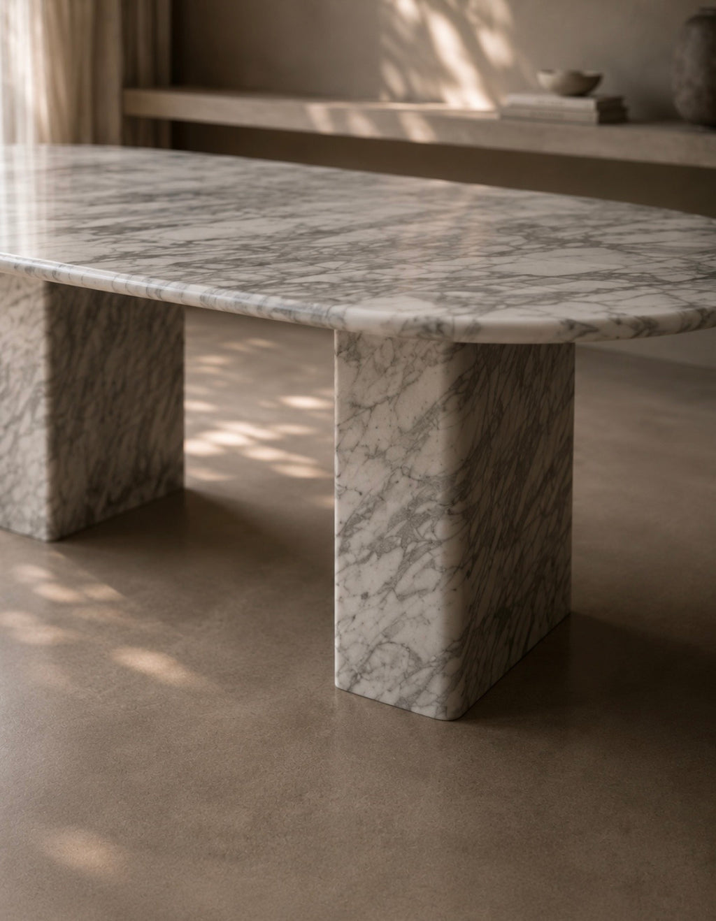 Tones of grey dinning table