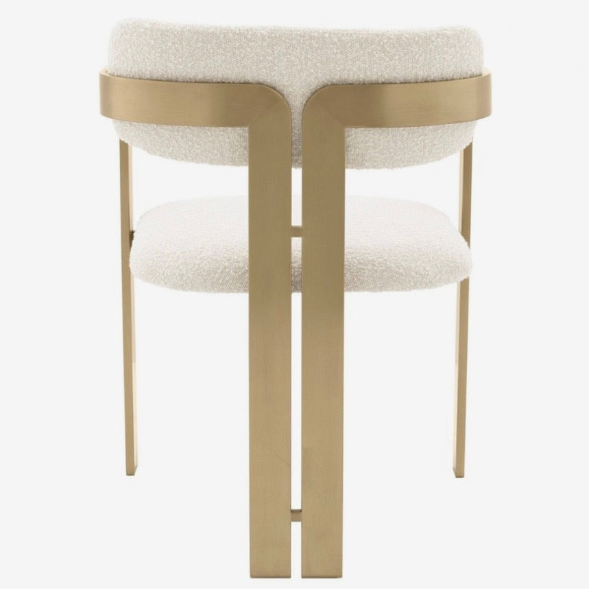 Golden Frame Amber Chair