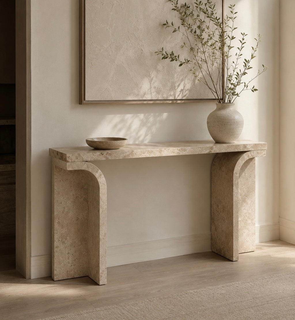 Vivian stone console table