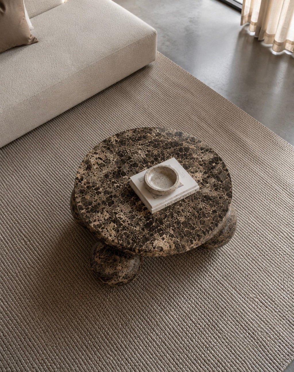 Randa marble stone coffee table