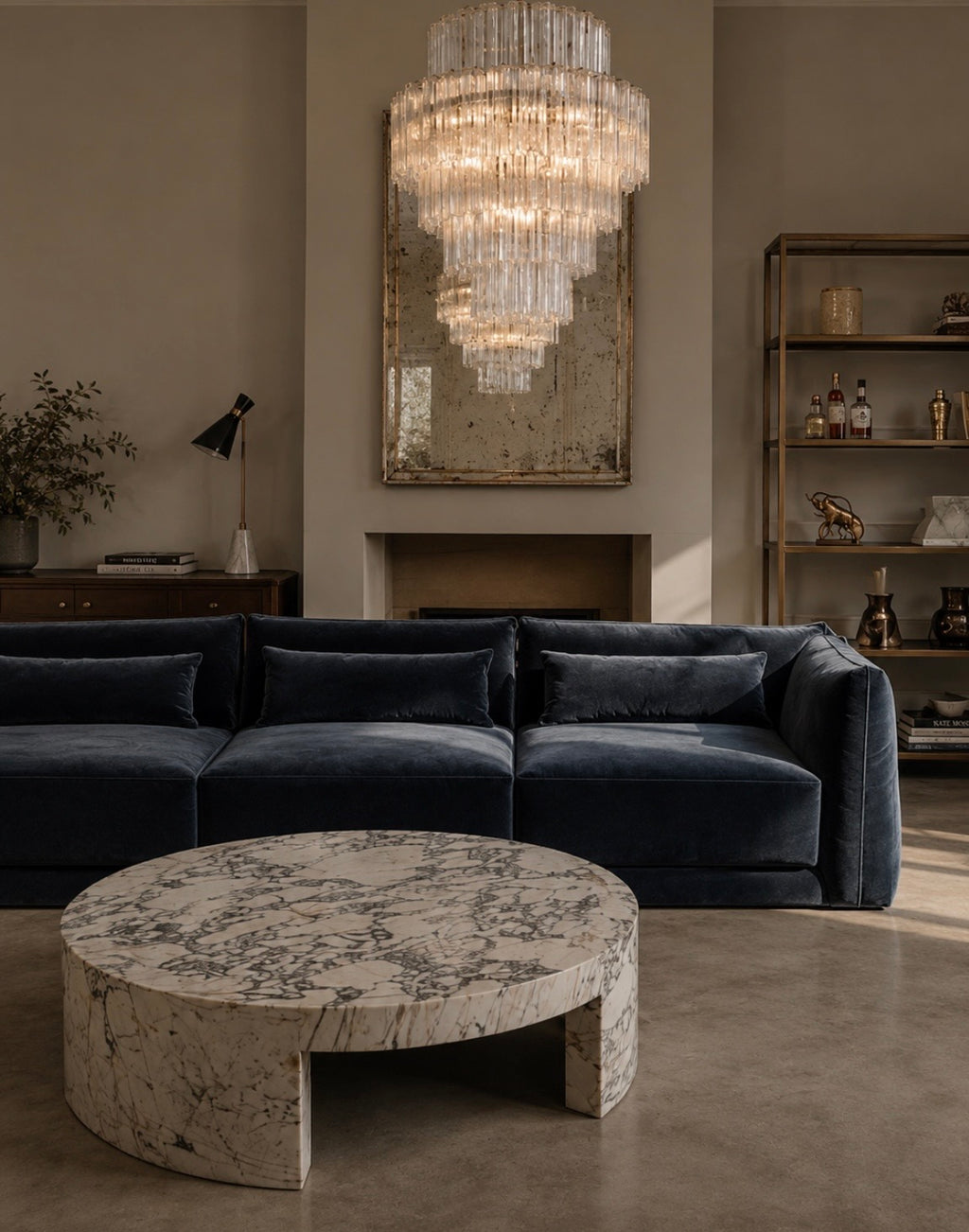 Venice marble coffee table