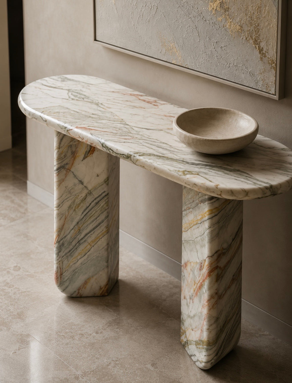Habour onyx console table