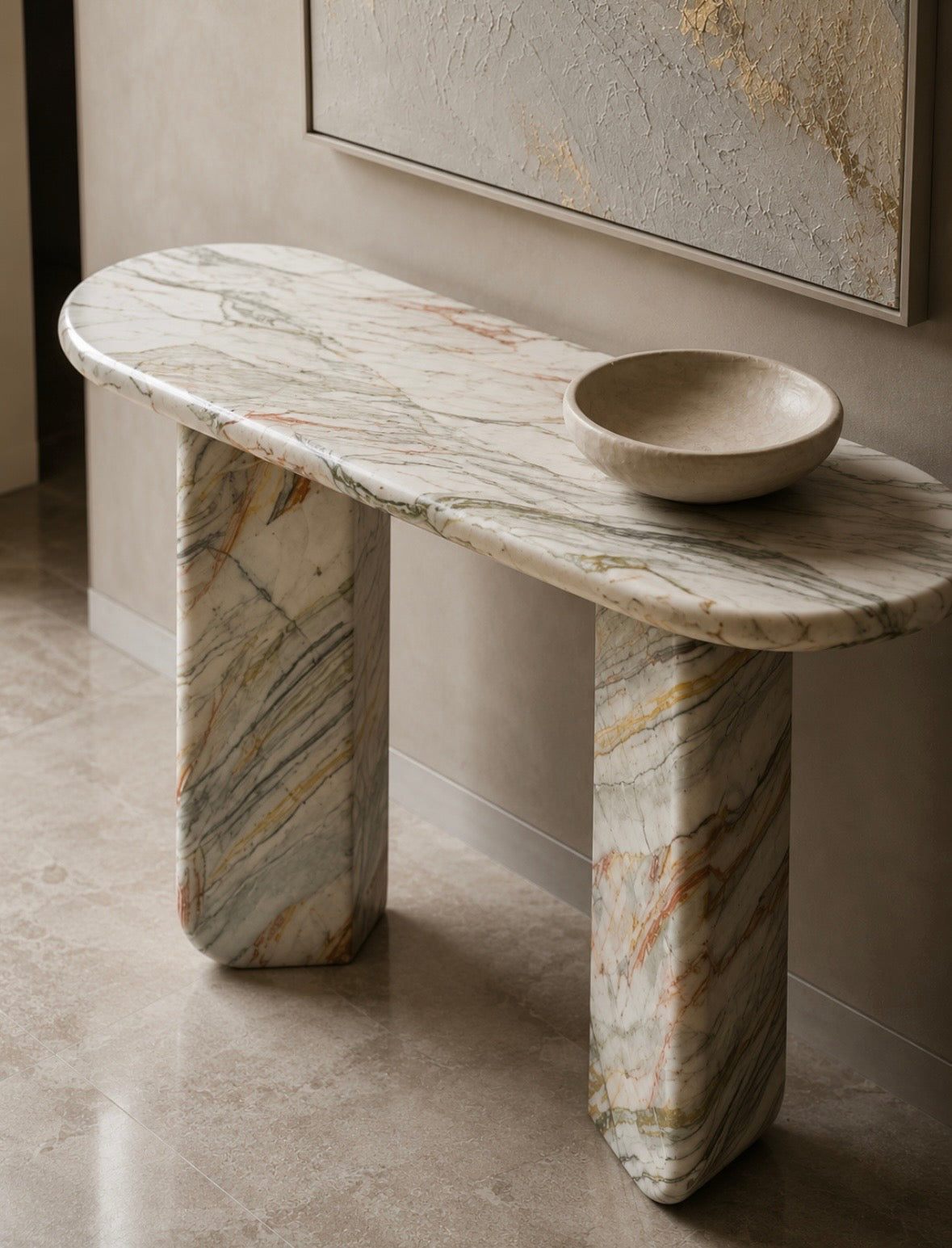 Habour onyx console table