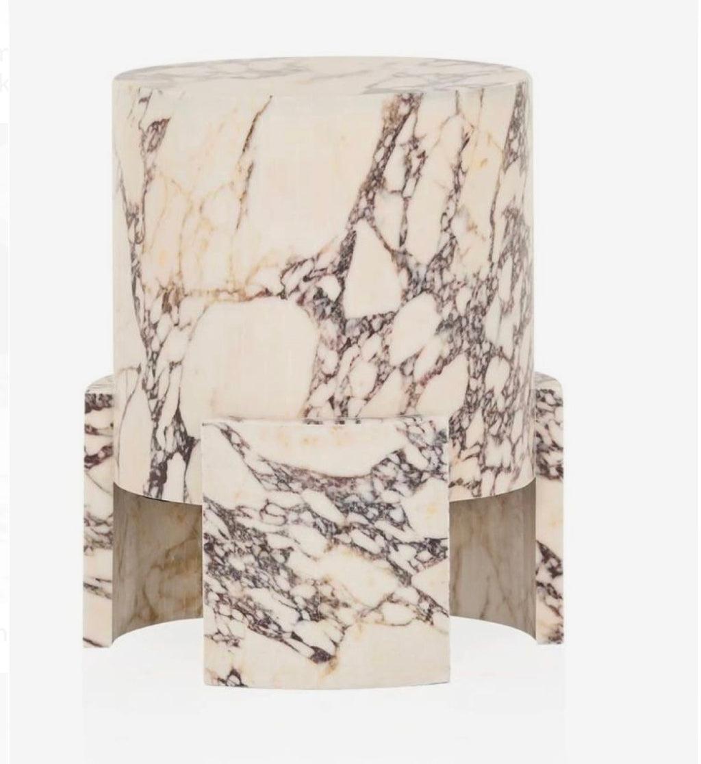 Viola marble arch side table