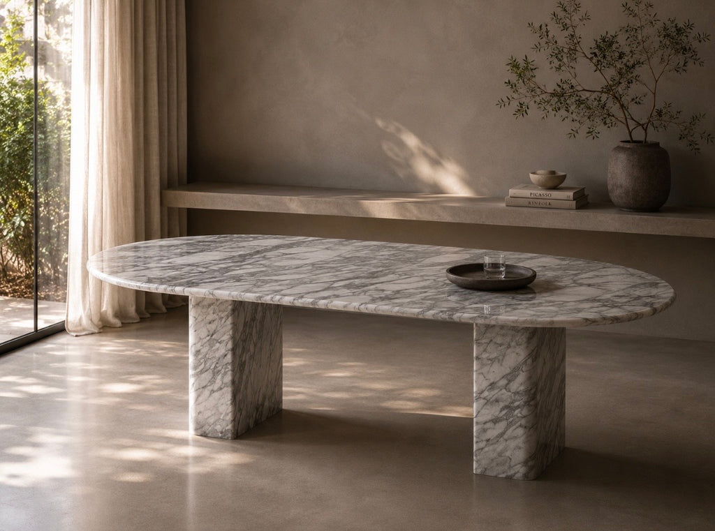 Tones of grey dinning table