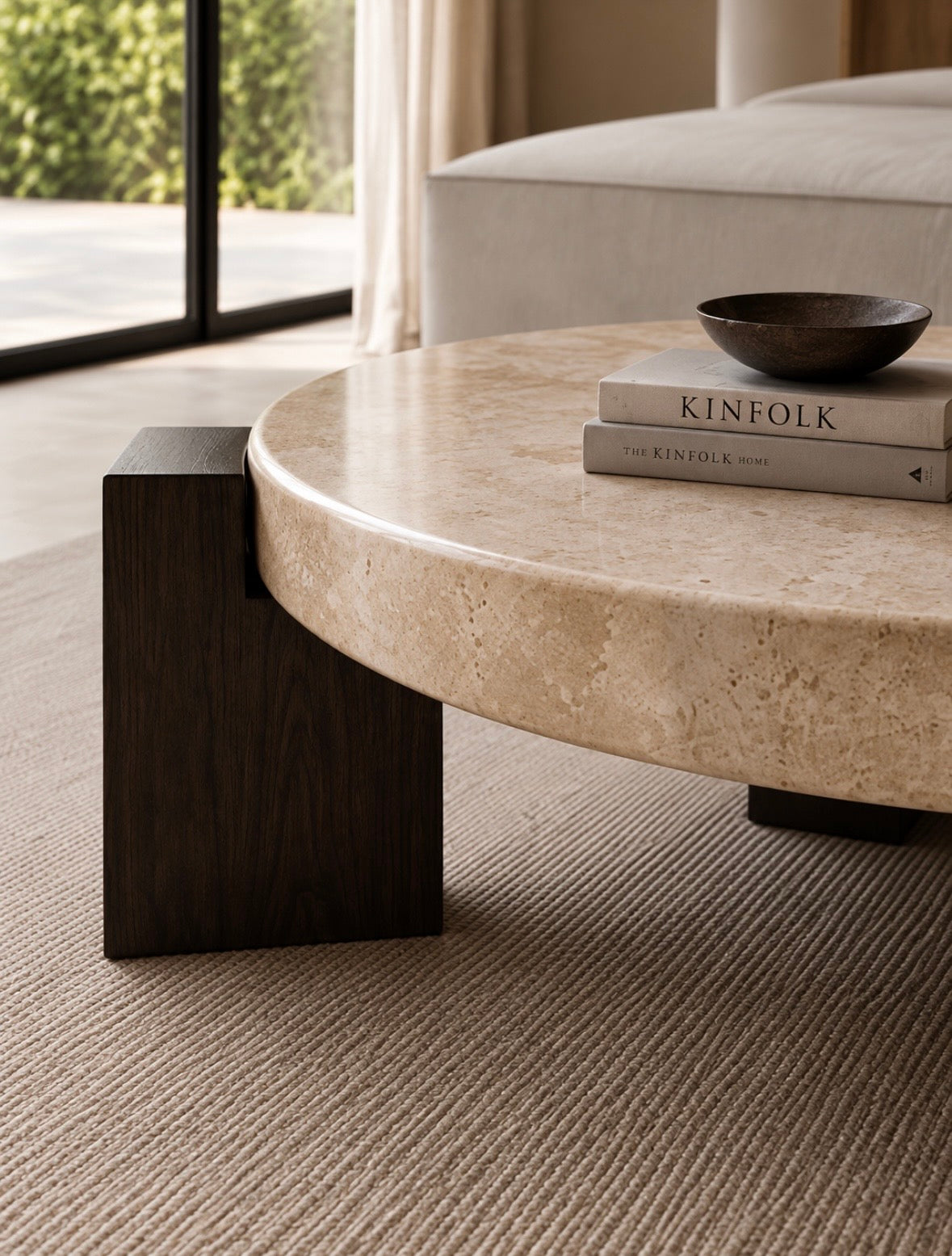 Cecil wooden frame coffee table