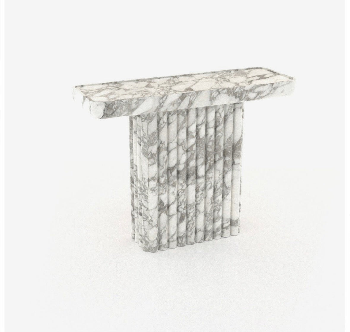 Marcel marble console table