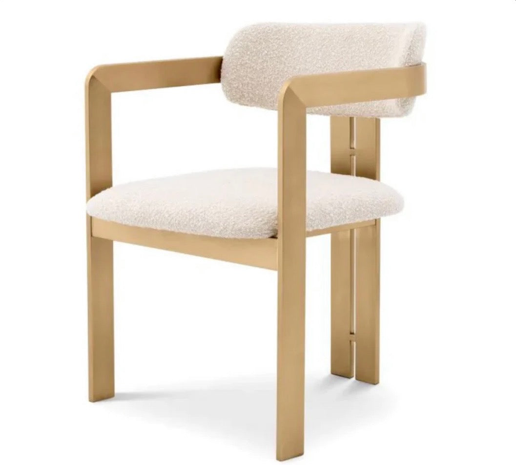 Golden Frame Amber Chair