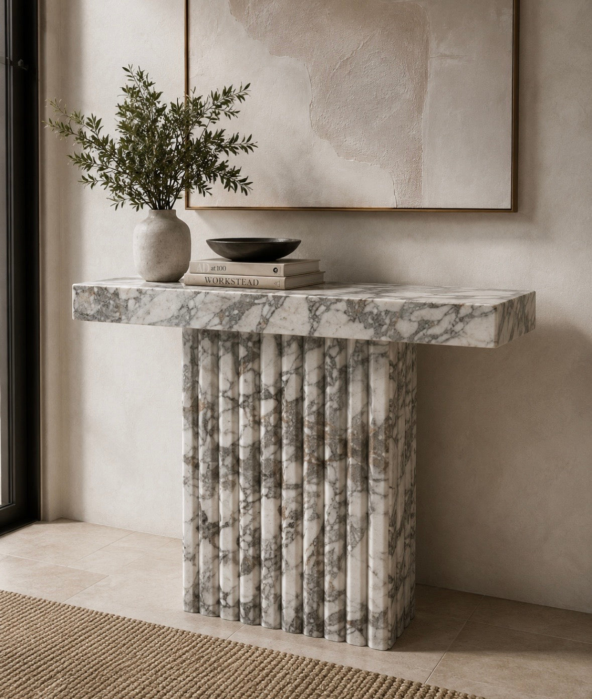 Marcel marble console table