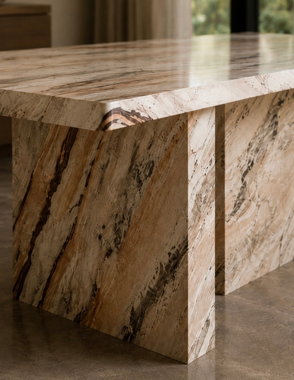 Marble luxe dinning table