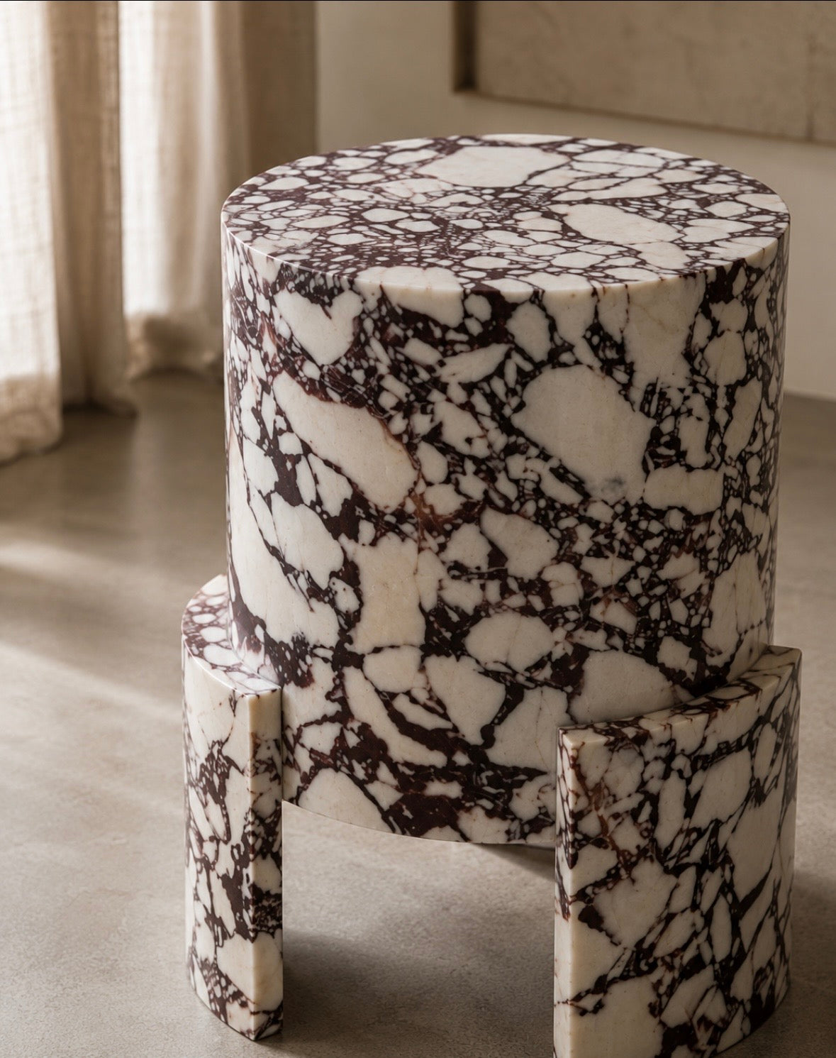Viola marble  side table