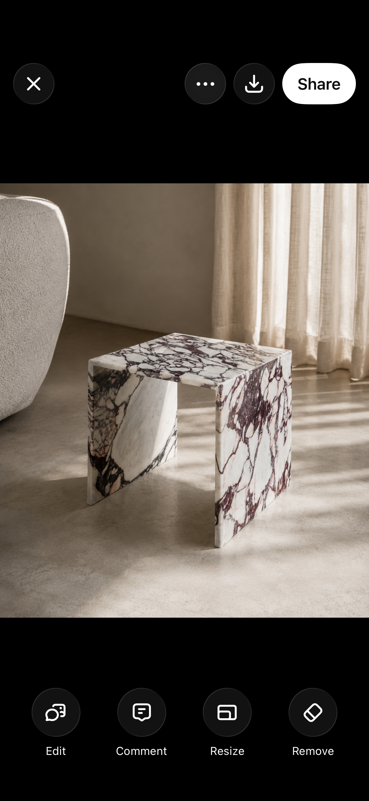 Archy viola side table