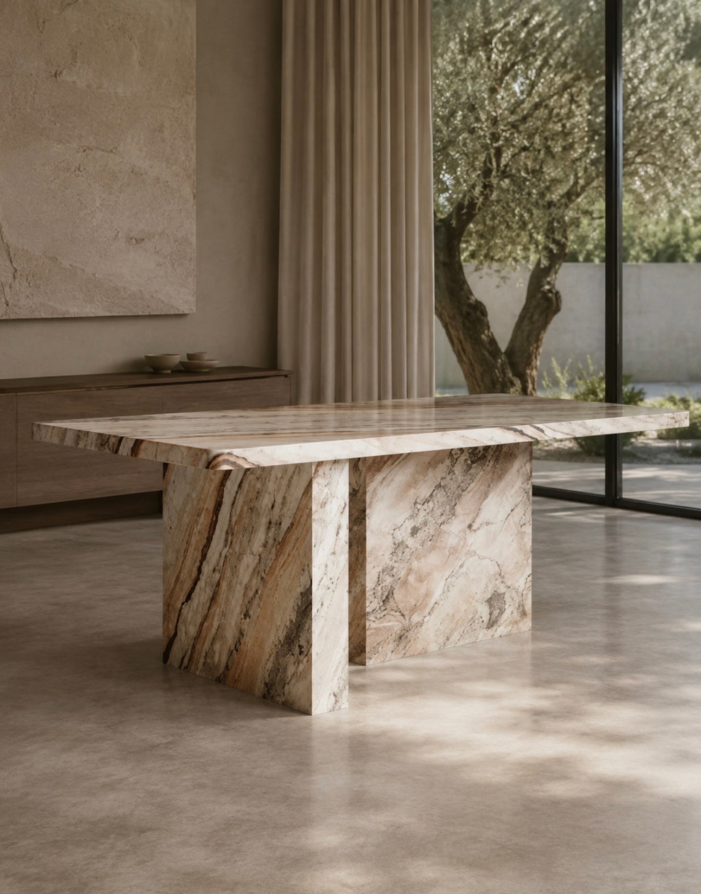 Marble luxe dinning table