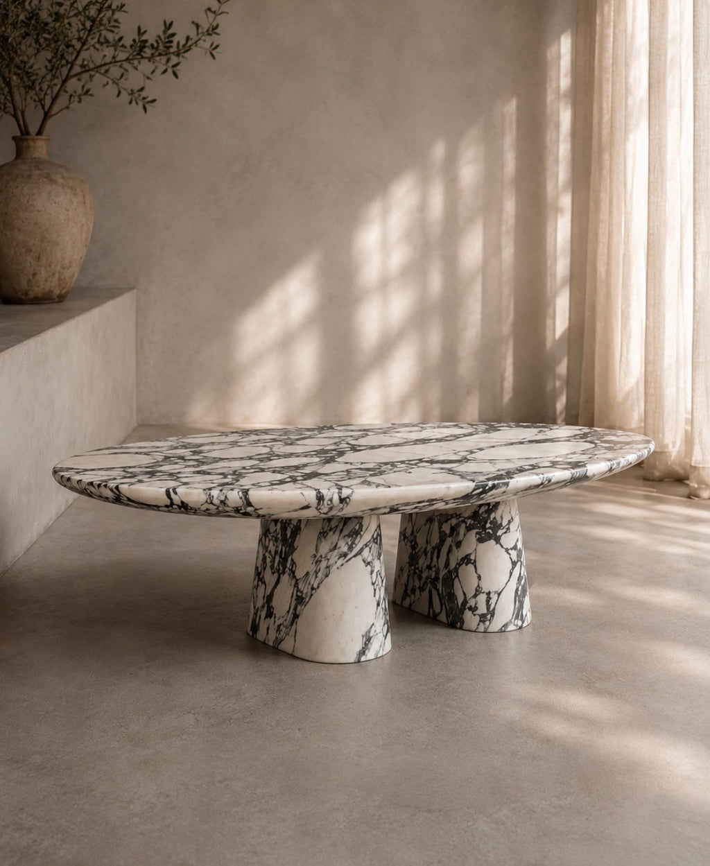 Tone of grey coffee table