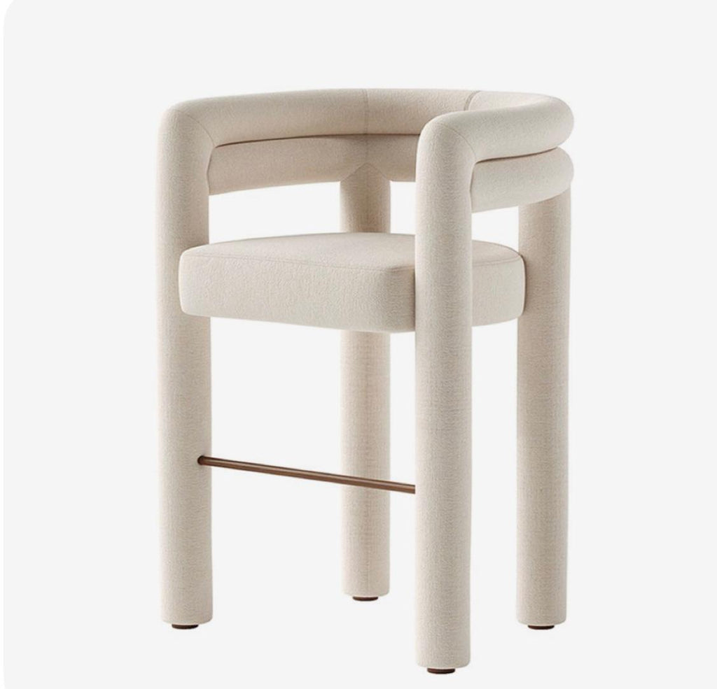Bump Solid Wood Bar Chair