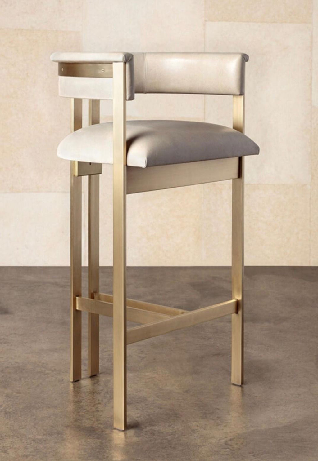 Fine Brass Steel Bar Chair