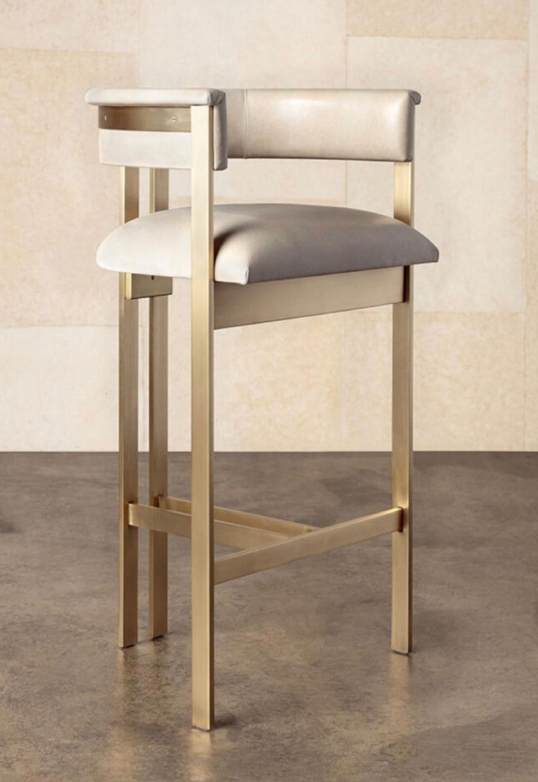 Fine Brass Steel Bar Chair