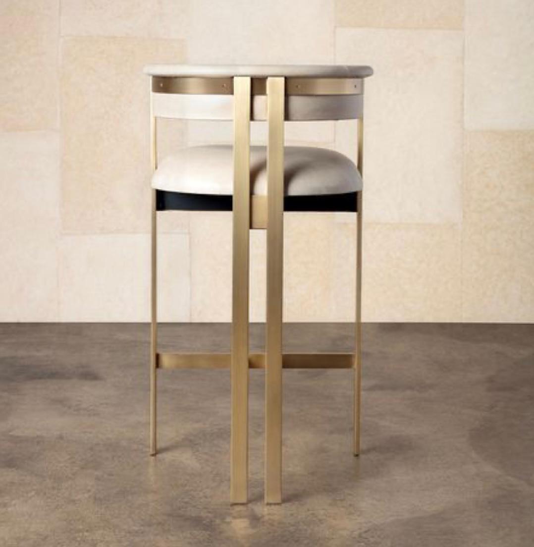 Fine Brass Steel Bar Chair