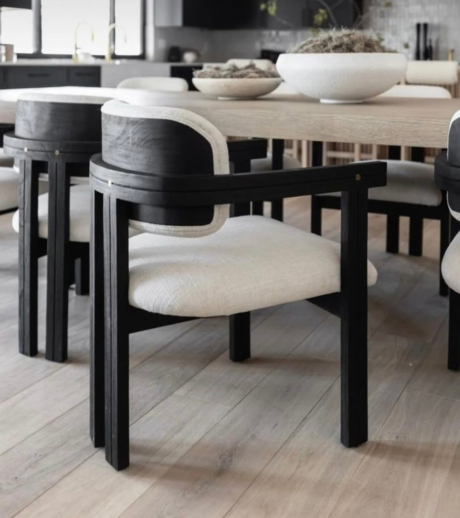 Wooden Belted Frame Chair