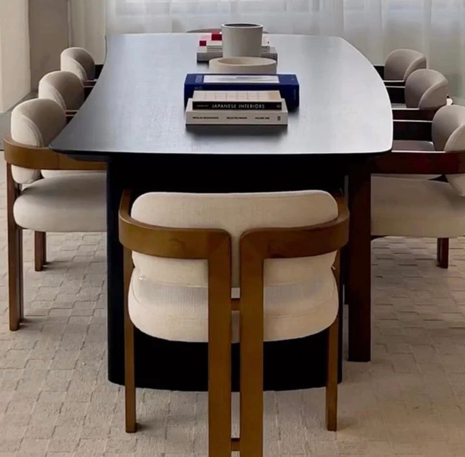Honeycomb Wooden Frame Chair
