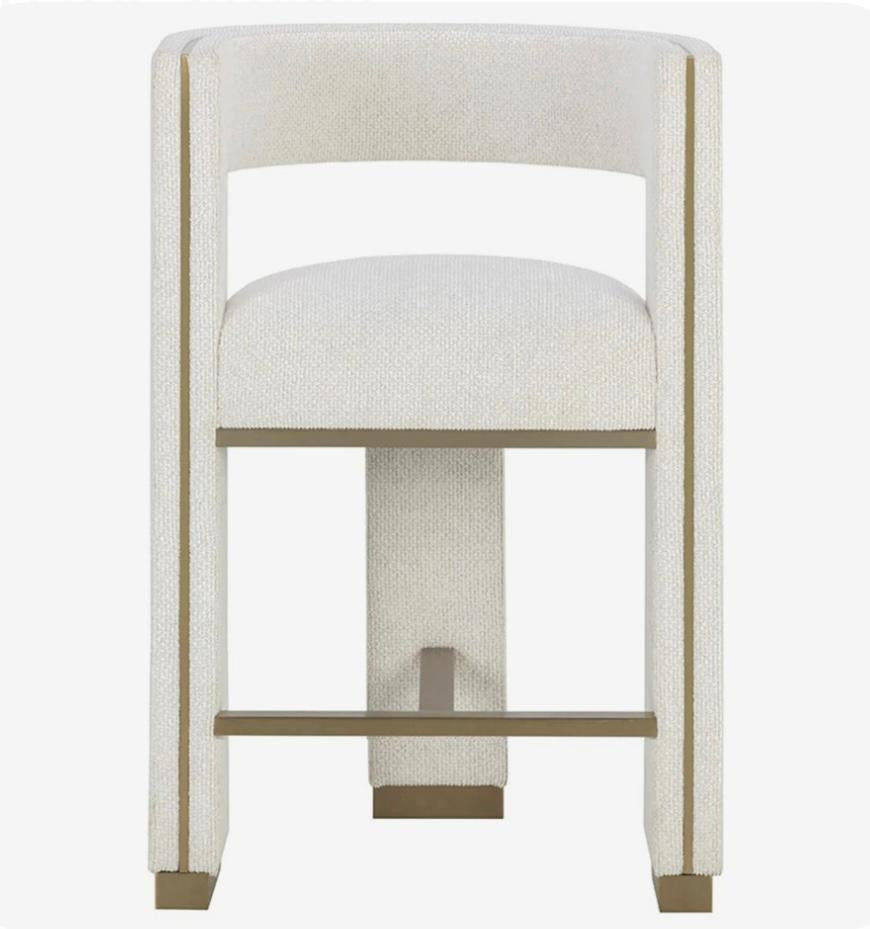 Linen Brooch Bar Chair