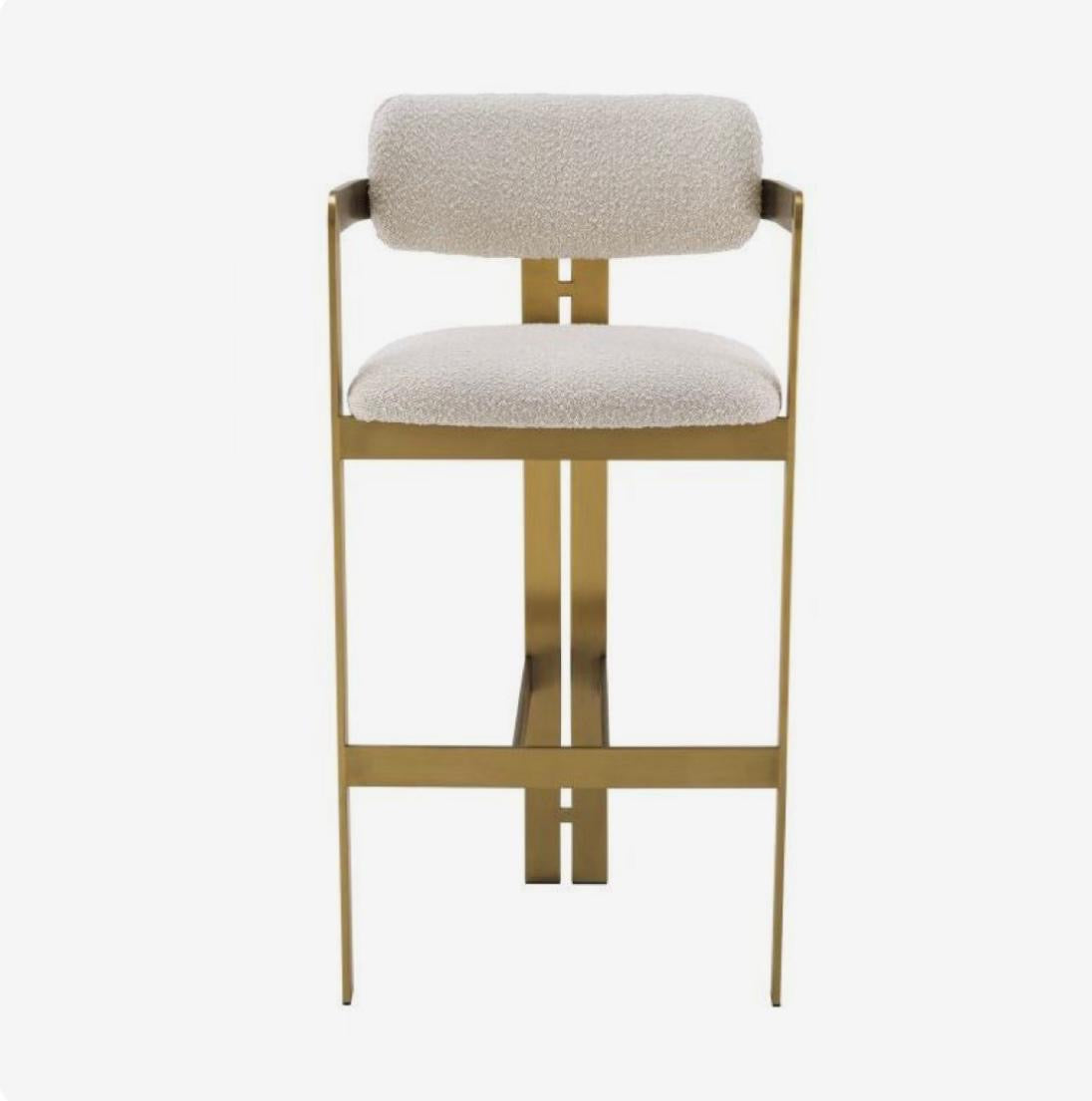 Golden Steel Bar Chair