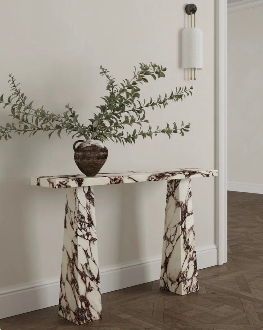 Calacatta Fine Console Table