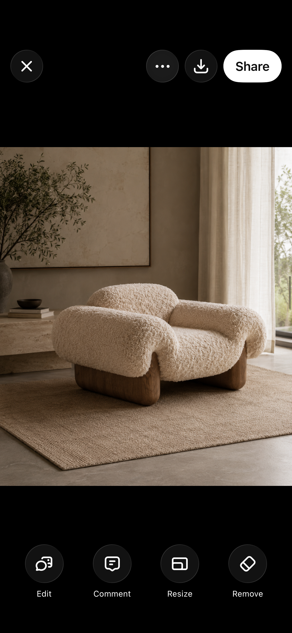 Solid Angled Arm Occasional Chair