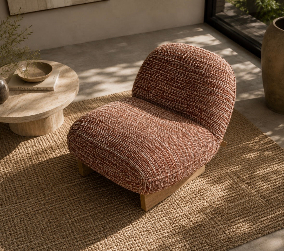 Waverley Boucle Linen Occasional Chair