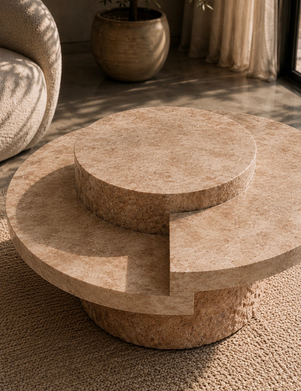 Stone Herbert coffee table